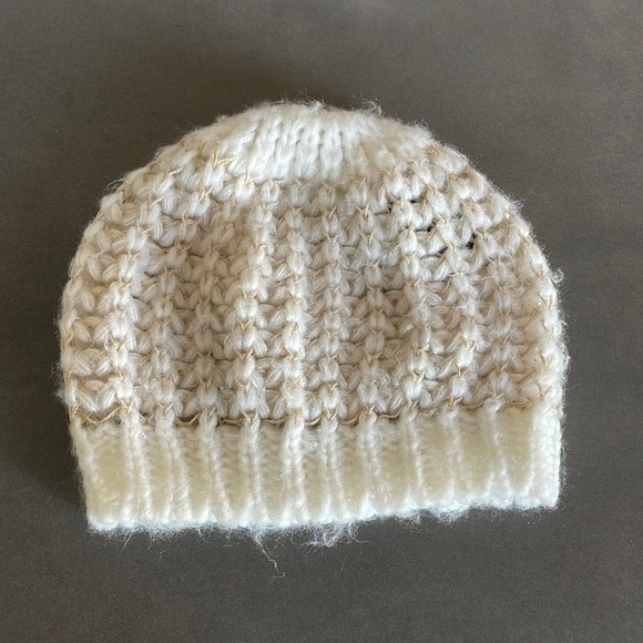 Christy’s Crown Collection Accessories - Cozy Cream Knit Beanie